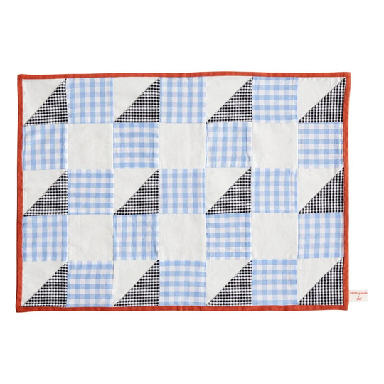 HAY - Sobremesa Place Mat - Check blue (541556)