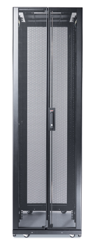 APC NETSHELTER SX 45U 600MM WIDE X 1200MM DEEP ENCLOSURE WITH SIDES BLACK