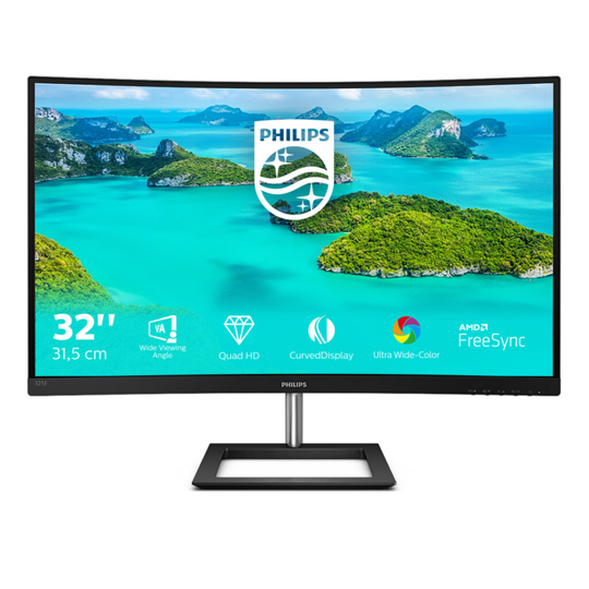 PHILIPS 325E1C 32" QHD VA CURVED HAS DP/HDMI/VGA
