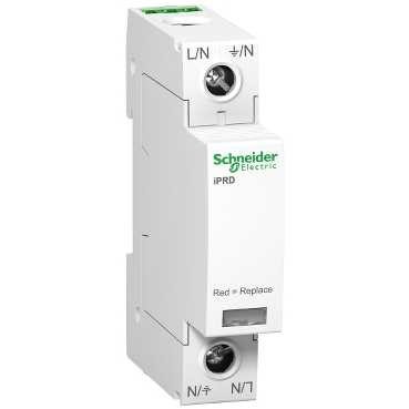 SCHNEIDER ELECTRIC IPRD YLIJÄNNITESUOJA, TYYPPI 2, IMAX 40KA, TNC/S, 1P/N+PE, HÄLYTYSKOSKETIN, PLU