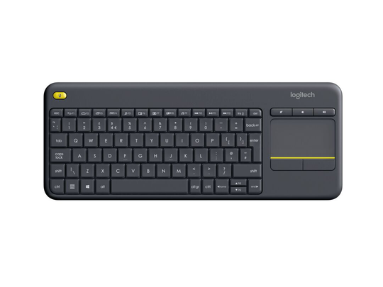 LOGI K400 Plus Touch Keyboard Black (UK)