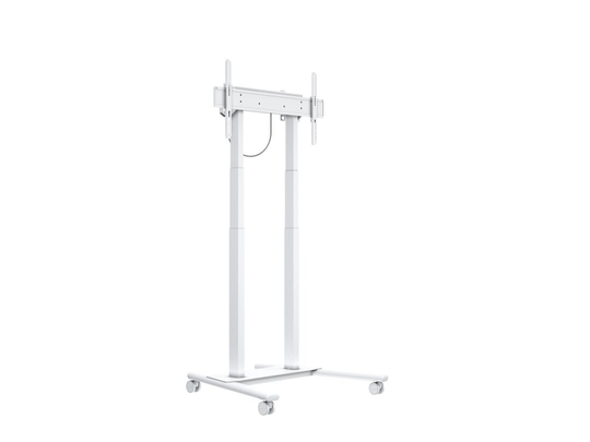 MB MOTORIZED FLOORSTAND 60KG WHITE, 600X400, 37-90"