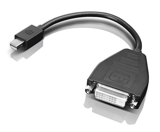 Mini-DisplayPort To DVI-D Adapter, 20cm, Black
