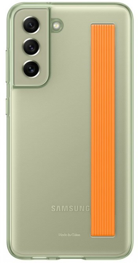 SAMSUNG CLEAR STRAP COVER OLIVE GREEN S21 FE