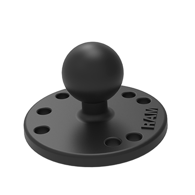 RAM MOUNTS B-KOKO 1.0" KUULA, PYÖREÄ 2.5" ALUSTA