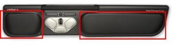 CONTOUR LONG/SHORT WRIST REST RM PRO3