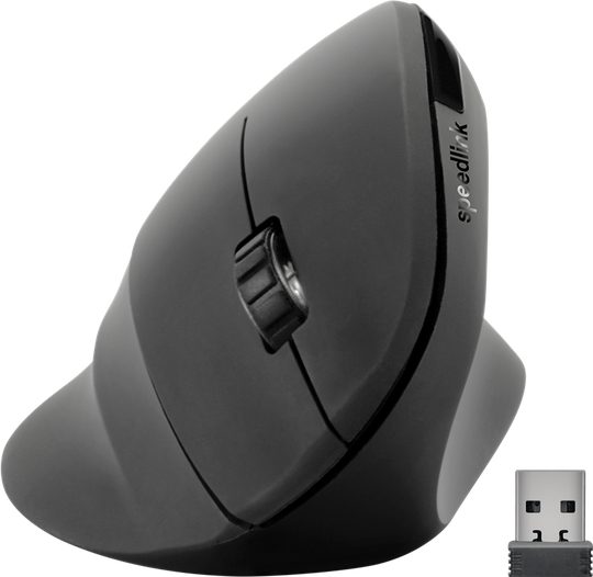 Speedlink - PIAVO Ergonomic Vertical Mouse - Wireless, rubberblack