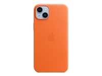 APPLE IPhone 14+ Leather Case MgS Orange
