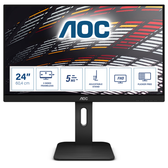 AOC 24P1 24" FHD IPS HAS DP/HDMI/DVI/VGA