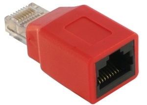 RJ45 Crossover Adapter Male > Jack