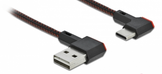 EASY-USB 2.0 Cable Type-A To USB Type-C Angled Left/right 2m