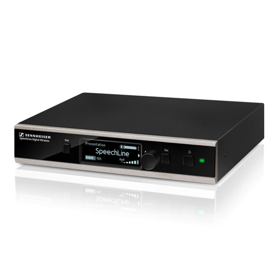 SENNHEISER SL RACK RECEIVER DW-3-EU