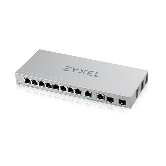 ZYXEL XGS1210-12,8-PORT GIGABIT WEBMANAGED SWITCH WITH 8 PORT 1G + 2-PORT 2.5G + 2-PORT SFP+