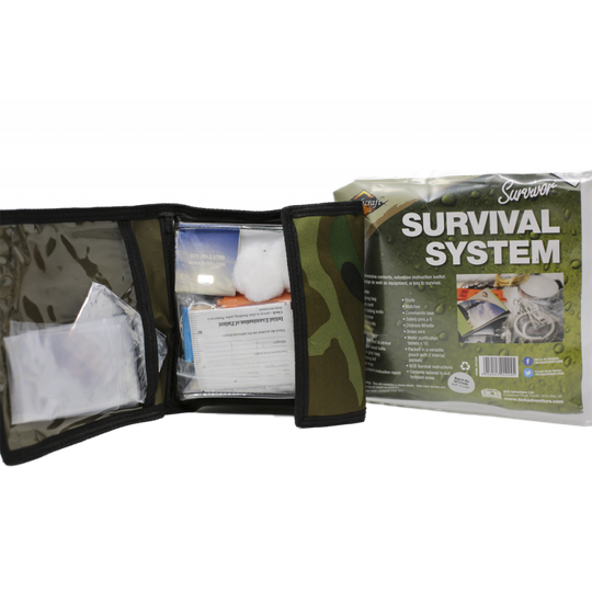 Bushcraft Survival System selviytymispakkaus