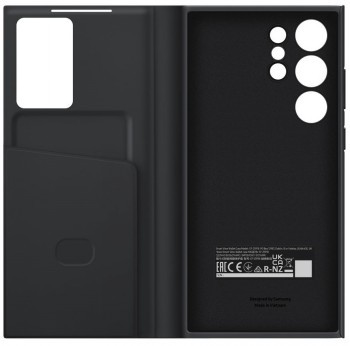 SAMSUNG CLEAR VIEW WALLET COVER S23 ULTRA BLACK