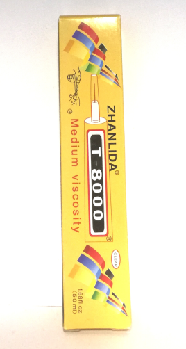 T-8000 Elastinen liima tablettien ja puhelinten korjaamiseen 50ml