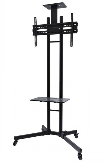 NEOMOUNTS BY NEWSTAR MOBILE FLAT SCREEN FLOOR STAND (HEIGHT: 155-170 CM) 32-55" BLACK