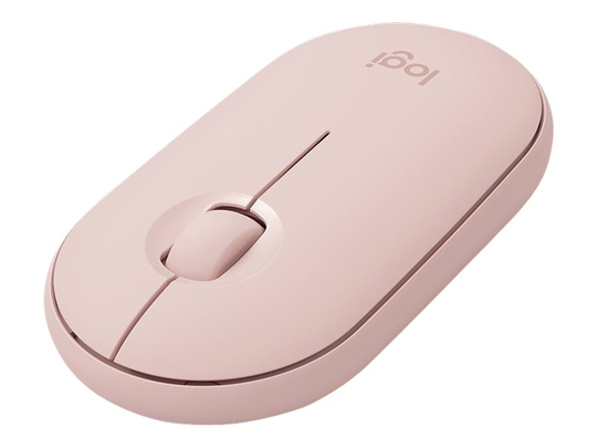 Logitech - Pebble M350 Wireless Mouse - ROSE