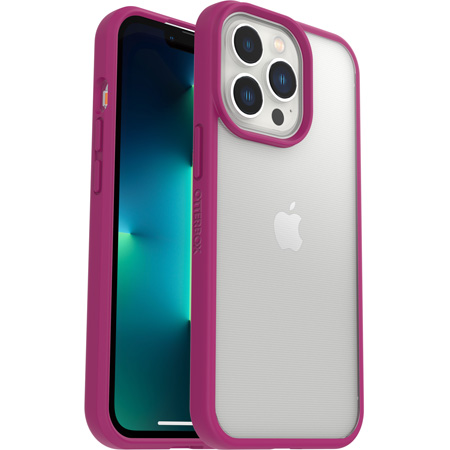 React IPhone 13 Pro Clear/pink POLY BAG