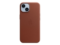 APPLE IPhone 14 Leather Case MgS Umber