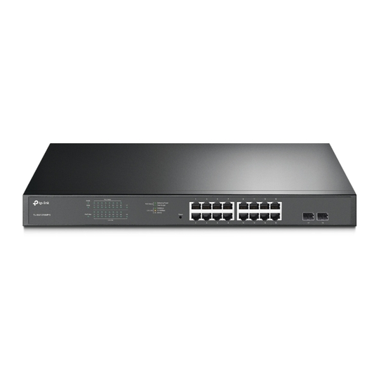 16-Port Gigabit PoE+ Easy Smart Switch, 16 Gigabit RJ45