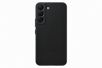 SAMSUNG LEATHER COVER S22 BLACK