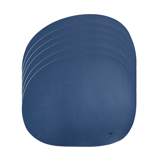 RAW - Silicone Placemat - 6 pc - Dark blue