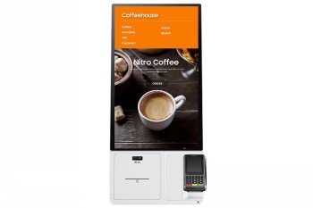 SAMSUNG KIOSK CY-KM24AP 24" SELF ORDERING CONNECTION STATION BOX, THERMAL PRINTER