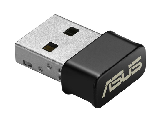 USB-AC53 Nano AC1200 Dual-band USB Wi-Fi Adapter, 802.11ac, MU-MIMO, 2.4/5GHz, Black