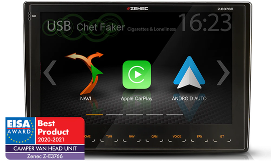 Zenec Z-E3766 multimediasoitin Fiat Ducatoon