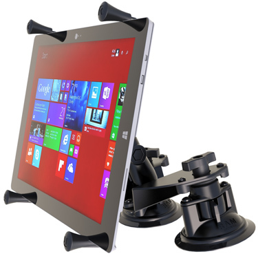 RAM Mounts UNPKD RAM DBL SUCT MNT ARM