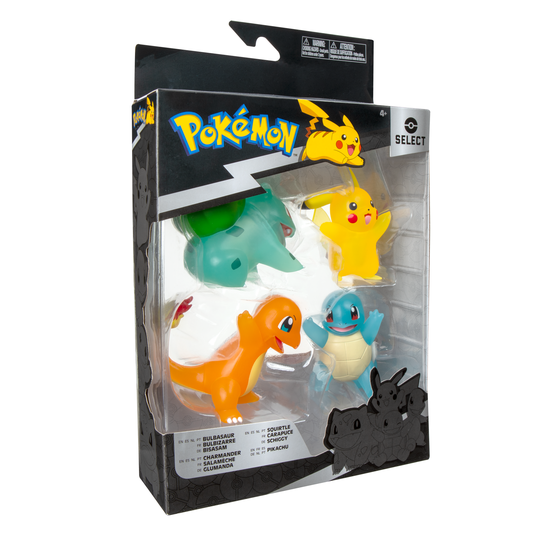 Pokemon - Select Translucent Battle Figure 4 Pack (PKW2798)