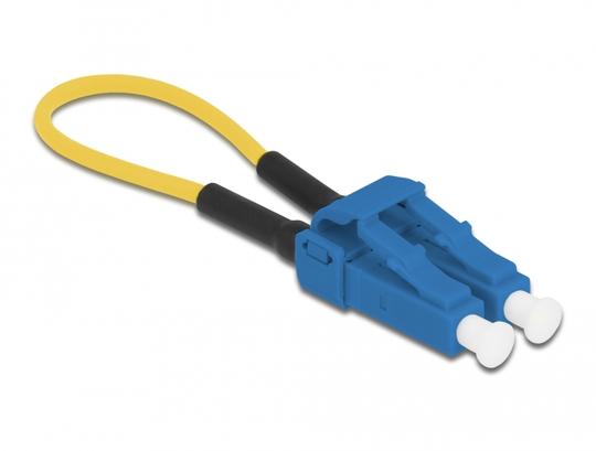 Optical Fiber Loopback Adapter LC / UPC Singlemode, Blue