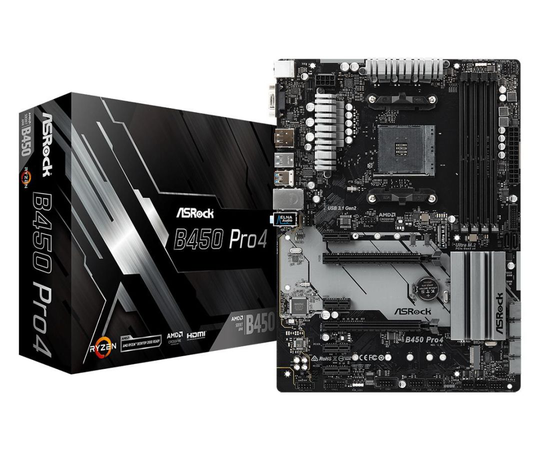 ASROCK B450 Pro4