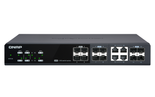 8 Port 10GbE SFP+, 4 Port 10GbE SFP+/ NBASE-T Combo