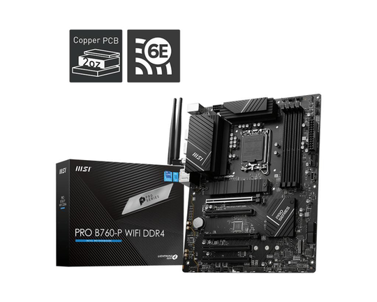 MSI PRO B760-P WIFI DDR4 LGA1700 MATX MB