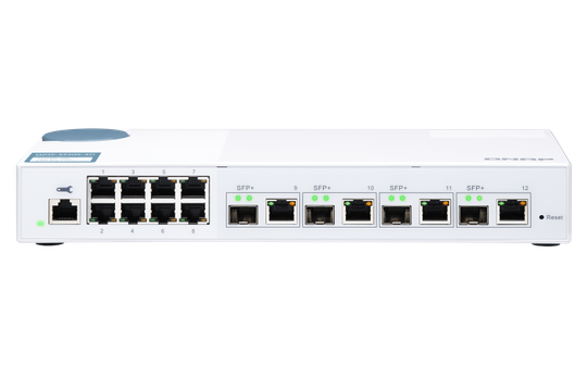 8 Port 1Gbps, 4 Port 10G SFP+/ NBASE-T Combo