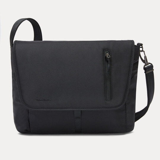 Travelon Anti-Theft Urban Messenger turvaolkalaukku, musta