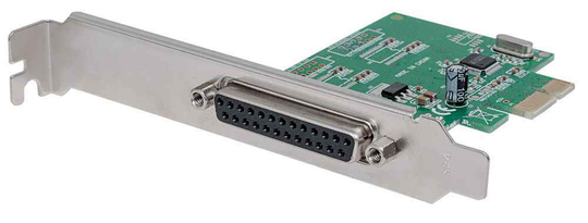 Parallel PCI Express Card One DB25 Port IEEE 1284