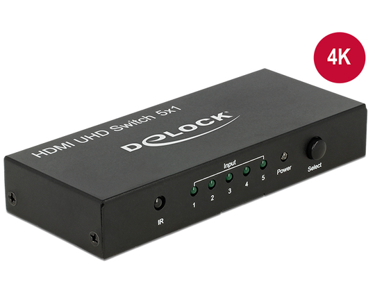 HDMI UHD Switch 5 X HDMI In > 1 X HDMI Out 4K