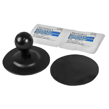 RAM MOUNTS FLEX ADHESIVE 2.5" KOMPOSIITTIPOHJA, 1" KOKO KUULA