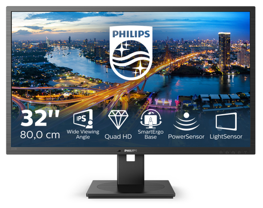 PHILIPS 325B1L 32" QHD IPS HAS USB/DP/HDMI