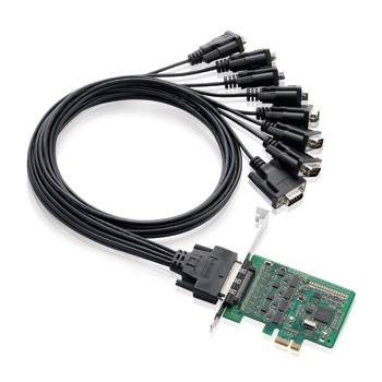 8-port RS-232/422/485 PCI Express Serial Board