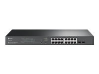 JetStream™ 18-Port Gigabit Smart Switch With 16-Port PoE+