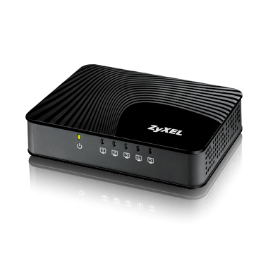 ZYXEL GS-105SV2 5-PORT DESKTOP GIGABIT ETHERNET MEDIA SWITCH