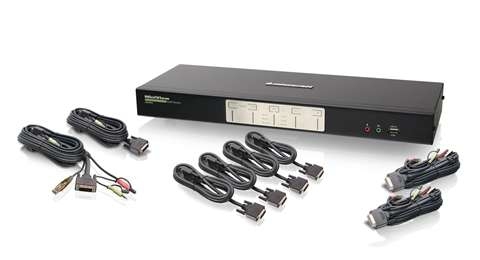 IOGEAR 4-Port Dual View Dual Link