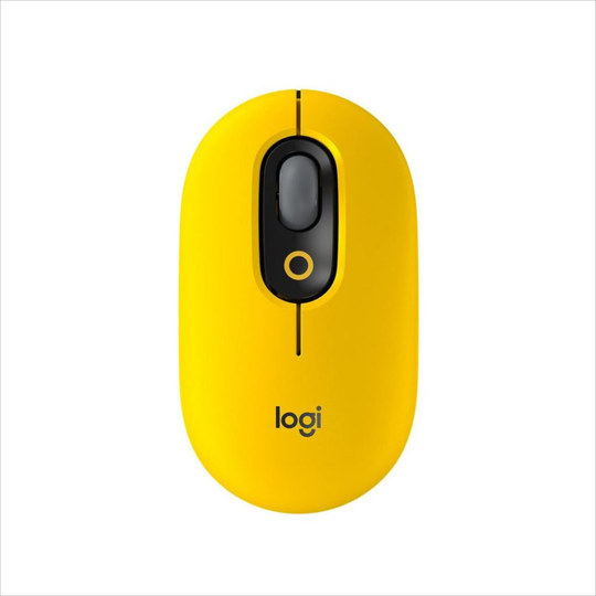 LOGI POP Mouse With Emoji Blast Yellow