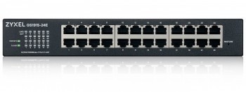 ZYXEL GS1915-24E, 24-PORT GBE SMART HYBRID MODE SWITCH, STANDALONE OR NEBULAFLEX CLOUD, RACKMOUNT, F