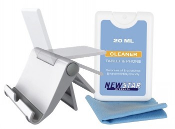 NEOMOUNTS BY NEWSTAR TABLET & SMARTPHONE STAND (UNIVERSEL FOR ALL TABLETS & SMARTPHONES) 5 KG WHITE