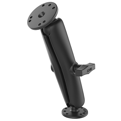 RAM MOUNTS C-KOKO PITKÄ KIINNITYSVARSI + 2X C-KOKO 1.5" KUULA PYÖREÄ 2.5" ALUSTA